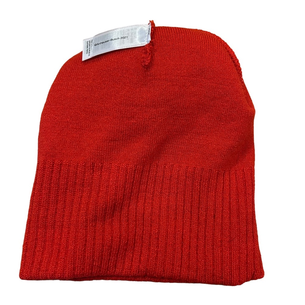 Budweiser Red Stocking Cap Hat - image 3